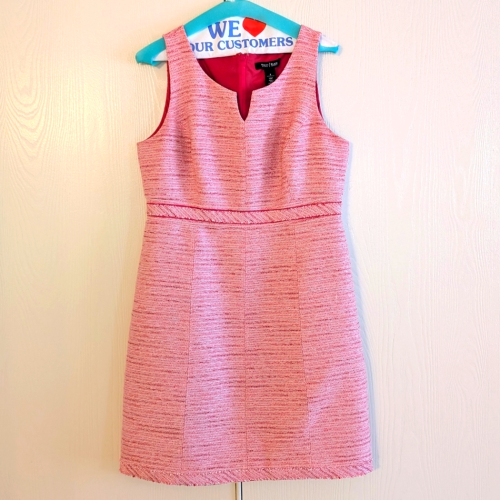White House Black Market Barbie Pink Dress